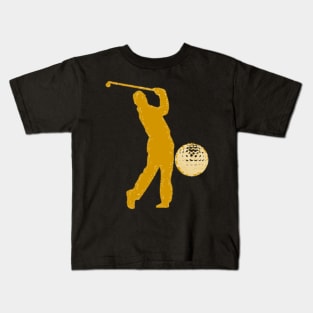 Golf Swing Man Kids T-Shirt